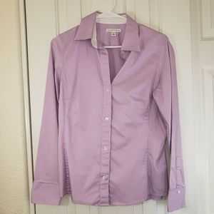COPY - Banana Republic Stretch Lilac Button Down